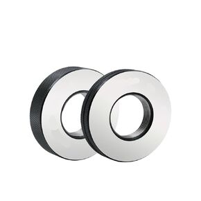 1 Set (1 Pass Gauge + Stop Gauge) 6g M0.8-M100 Metric Standard Tooth Left and Right Thread Ring M2M4M48M72(M60X5.5-6g T Z,Left Hand 1set) in Kuwait