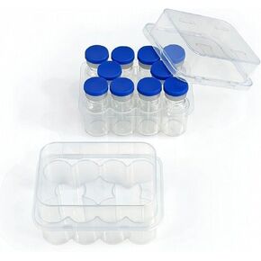 عبوتان من علبة الببتيد لقوارير سعة 3 مل، وحامل قارورة أنسولين للثلاجة، وحقيبة تنظيم تخزين الببتيد تحمل 10 زجاجات سعة 3 مل، وتحافظ على الببتيدات منظمة ونظيفة، ومستلزمات مرضى السكري in Kuwait