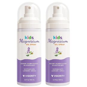 Kids Magnesium Sleep Spray with Lavender & Neroli – Calming Bedtime Mist for Legs, Feet & Body – Gentle Magnesium Oil Spray for Kids – Aromatherapy Pillow & Room Spray for Relaxation & Comfort in Kuwait