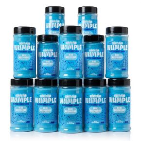 سكر حلوى القطن الأزرق من وامب - سكر الخيط المنكه لآلات حلوى القطن، مزيج رقيق جاهز للاستخدام - مثالي للحفلات والكرنفالات والمناسبات - عبوة من 12 قطعة (التوت الأزرق -13.2 أونصة) in Kuwait