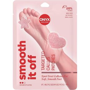 رقع مسامير القدم المستهدفة من أونيكس بروفيشنال - علاج البقع لأقدام ناعمة وملساء، مزيل مسامير القدم، وسادة، وسادات، 8 رقع in Kuwait