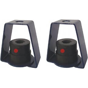 Hanger Mount Vibration Isolator, Ceiling Suspended Mounted Hanger, 100% Natural Isolator Type, Capacity Range: 10 to 35 lb. in Kuwait