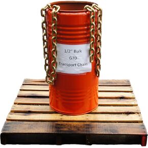 Bulk 1/2" G70 Transport Link Chain (200' Barrel) in Kuwait