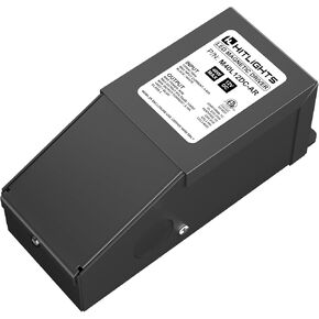 HitLights 300 Watt Dimmable Driver، محرك LED مغناطيسي - 110V AC-12V DC محول، متوافق مع Leviton لأضواء الشريط LED، منتجات LED ذات الجهد الثابت، صنع في الولايات المتحدة الأمريكية in Kuwait