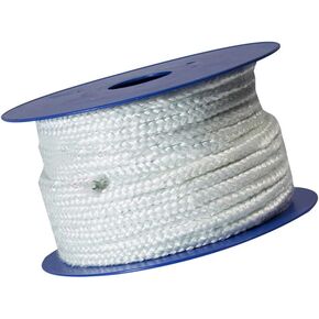 Log Burner Door Seal Rope,Ceramic Fiber Rope Seal Gasket - Square Braided 6 x 6Mm, High Temperature for Boiler Furnace Oven Kiln Casting(1000CM) in Kuwait
