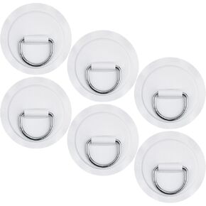 Stainless Steel D-Ring Patch Kit, PVC Paddle Board D-Rings for Kayak, Inflatable Boat, Caneo, SUP, No Glue Included, Water-Proof in Kuwait