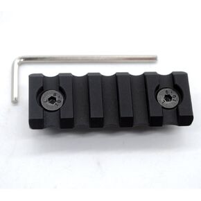Trirock Picatinny Rail Section 2.2 Inch 5 Slot with Dual Interface for Both Keymod & MLK Rail Mount System in Kuwait