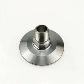 1/2" 1/4" 3/4" Sloted NPT Male Adatper Stainless Steel SS304 Tri Clamp 1.5" OD 50.5mm(1/2") in Kuwait