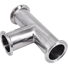 12.7/19/25/32/38/45/51mm Pipe OD 0.5" 1.5" 2" Tri Clamp Tee 3 Way Connector Pipe Fitting SUS304/316 Stainless(SUS304,12.7MM OD K50.5MM_T TYPE) in Kuwait