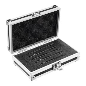 Mohs Hardness Tester Kit, 5 Pack Mohs Hardness Picks (5-9) with Aluminum Alloy Case for Mineral Identification, Gemstone, Jewelry, Glass Scratch Test in Kuwait