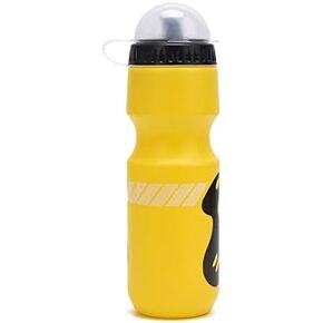 Bicycle Waterbottle Mountain Road Bike Water Bottle Outdoor Cycling Kettle Portable With Bottle Holder Bike Accessory 750ML (yellow) in Kuwait