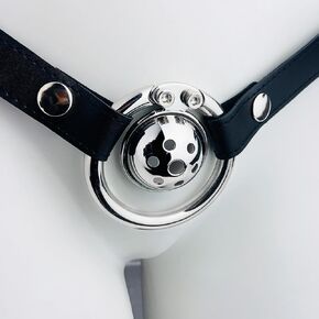 Stainless Steel Wearable Flat Inverted Cage with 1 Anti-Dislodgement Fixed Exercise Belt (45mm) in Saudi Arabia