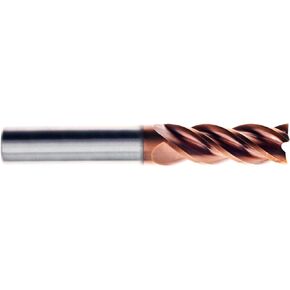 RedLine Tools, Carbide, AlTiSN, Corner Radius Square End Mill, 0.25 Inches Cutting Diameter, 0.25 Inches Shank Diameter, 4 Flute, Variable Helix in Saudi Arabia