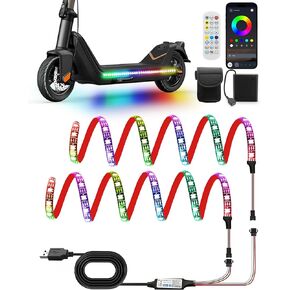 أضواء LED للسكوتر، جهاز تحكم عن بعد وتطبيقات RGB متعدد الألوان in Kuwait