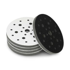 5 عبوات من وسادات الواجهة مقاس 6 بوصات، و25 فتحة بخطاف وحلقة داعمة من إسفنجة الكثافة الناعمة وسادة قرص الصنفرة، وسادات واجهة الصنفرة الرغوية لأجهزة الصنفرة المدارية، والسيارات، وتطبيق تلميع الأعمال الخشبية in Kuwait