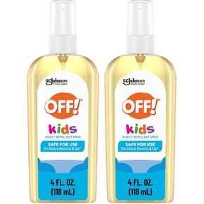 OFF! Kids Insect Repellent Spray, 100% Plant Based Oils, Safe for Use On Babies, Toddlers and Kids, 4 oz (Pack of 2) in Kuwait