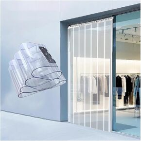 مجموعة ستائر بلاستيكية من شريط PVC، درجة صناعية للغرفة الباردة والفريزر والمبرد ومساحات التخزين in Kuwait