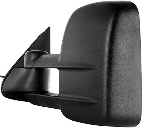 Power Control Tow Mirrors Compatible for 2004-2014 For Ford for F150 Truck Side Mirror with Heated Defrost Function Turn Signal Light Puddle Light Reflective Strip on the Back Manual Folding (A Pair in Saudi Arabia