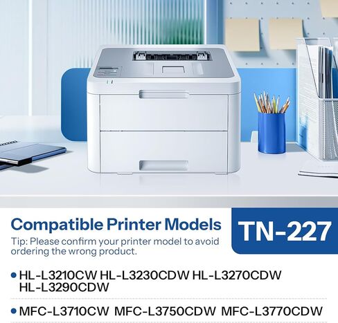 TN227 TN-227BK/C/M/Y استبدال خرطوشة الحبر عالية العائد للأخ TN227 TN-227 HL-L3270CDW MFC-L3770CDW HL-L3290CDW MFC-L3750CDW HL-L3210CW 4 PLUT in Kuwait