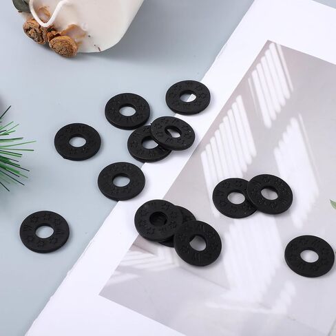 24 Pcs Guitar Strap Locks, Guitar Strap Holder Protector Block, Black Silicone Guitar Strap Blocks for Electric, Acoustic & Bass Guitars in Kuwait