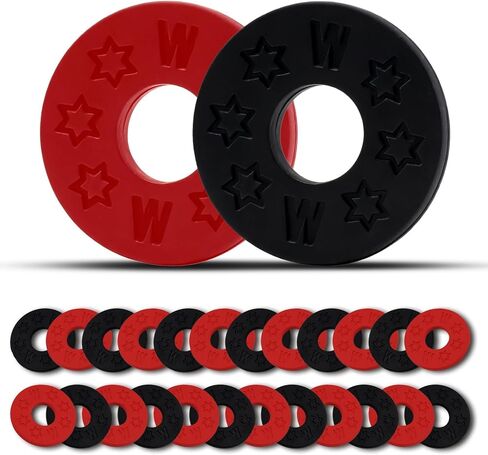 24 Pack Silicone Guitar Strap Locks, Soft Rubber Strap Blocks & Gaskets, Secure Guitar Locks for Electric & Acoustic Guitars, Basses, Ukuleles, Universal Instrument Strap Protector in Saudi Arabia