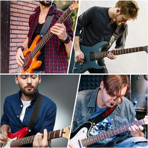 4 Pcs Gold Guitar Strap Buttons Gold Strap Buttons Acoustic Guitar with Mounting Screws Metal End Pins for Acoustic Electric Guitars Bass Ukulele in Kuwait