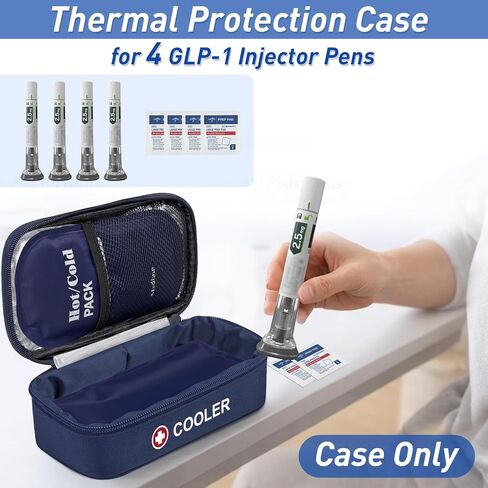 حافظة Zepbound أو Mounjaro Injector معتمدة من إدارة أمن المواصلات الأمريكية in Kuwait