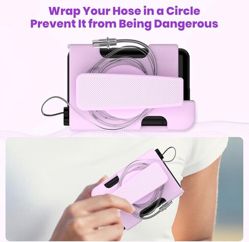 Tandem t:Slim X2 Pump Case with 360° Rotating Belt Clip, t Slim Pump Case Sturdy & Durable Clip, Insulin Pump Holder Compatible with t:Slim/t:Slim G4, Tandem Holster Accessories (Purple) in Saudi Arabia
