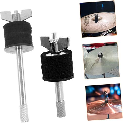 Gadpiparty 2pcs Cymbal Stacker Mount Adjustable Arm Drum Hardware for Percussion Stands Compatible Hi-Hat and Cymbals Alloy Construction in Saudi Arabia