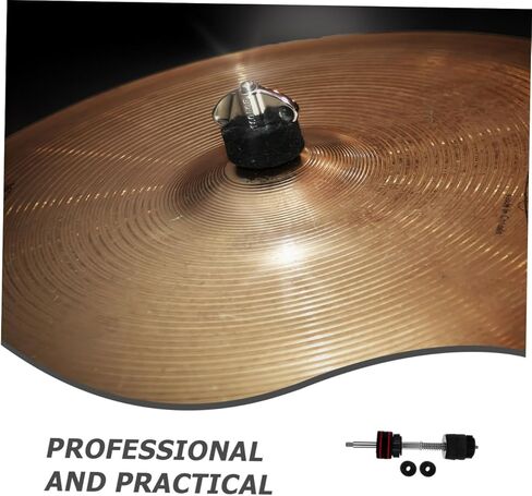 LIFKOME Double-Layer Cymbal Quick Release Stacker Hat for Drum Kit Compatible Jazz Drums Includes Fixing Nuts and Easy Assembly Accessories in Saudi Arabia