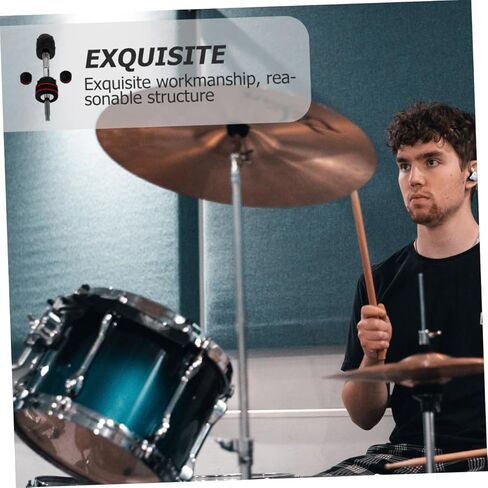 LIFKOME Double-Layer Cymbal Quick Release Stacker Hat for Drum Kit Compatible Jazz Drums Includes Fixing Nuts and Easy Assembly Accessories in Saudi Arabia