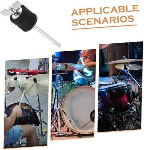 2Pcs Cymbal Stacker Arm for Drum Hardware Durable Alloy Mounting Rack for Percussion Instruments Elevated Design for Dual Cymbals Maximize Space and Stability in Saudi Arabia