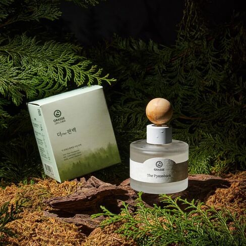 Bullsone Grasse The Hinoki Cypress Spray Diffuser Set, Relaxing Aromatherapy Deodorizer Mist with Frorest Essential Oils in Kuwait