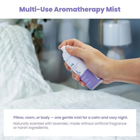 Kids Magnesium Sleep Spray with Lavender & Neroli – Calming Bedtime Mist for Legs, Feet & Body – Gentle Magnesium Oil Spray for Kids – Aromatherapy Pillow & Room Spray for Relaxation & Comfort in Kuwait