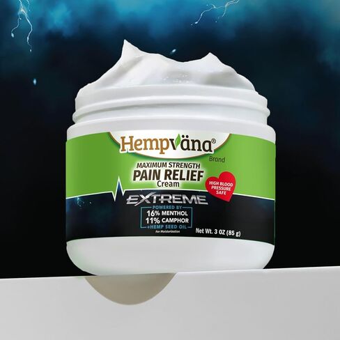 كريم هيمبفانا الشديد لتخفيف الآلام، كما رأينا على شاشة التلفزيون، تخفيف مكثف مدعوم بأقصى قدر من القوة 16% المنثول و11% الكافور، وزيت بذور القنب من أجل عدم الراحة السريعة للعضلات والمفاصل والظهر، صنع في الولايات المتحدة الأمريكية in Kuwait