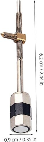 BESTonZON Cello Bow Screws 2Pcs Replacement Parts with Eyelet Button for Cello Bow Repair and Tightening Metal Hardware Accessories for Stringed Instrument Maintenance in Saudi Arabia