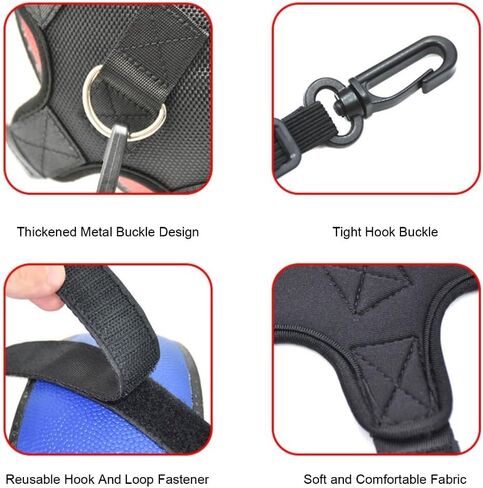 حزام تدريب الكرة الطائرة مكون من قطعتين - مدرب سبايك، أشرطة من النيوبرين قابلة للتعديل للكرة الطائرة الداخلية والشاطئية in Kuwait