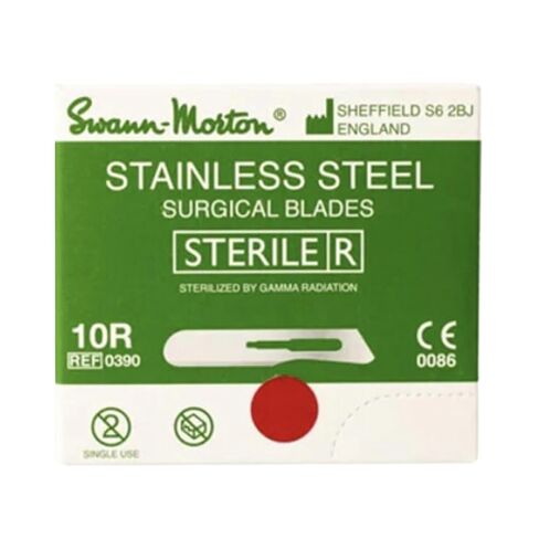 A1 Surgics، مجموعة Dermaplaning مع (Swann) - (Morton) (10) شفرات Dermaplaning R (100ct.) - 2 ABS بلاستيك خفيف الوزن مقابض قابلة لإعادة الاستخدام وشفرات مباضع يمكن التخلص منها (100 شفرة فقط) in Saudi Arabia