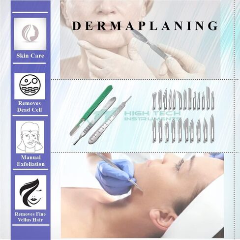 100 Pcs Box of Sterile Carbon Steel Blades #10 Comes in Individually Wrapped Packing for Multipurpose Use - Cutting, Sculpting, Repairing in Saudi Arabia