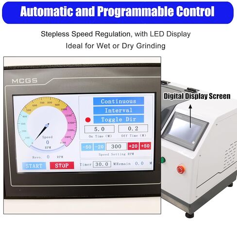 220V 370W Planetary Ball Mill Machine 0.1 Micron Powder Grinder with 4x100ml Agate Jars & Balls Planetary Type for Laboratory Dry Wet Grinding Milling, Sample Preparation, Chemical Research in Saudi Arabia