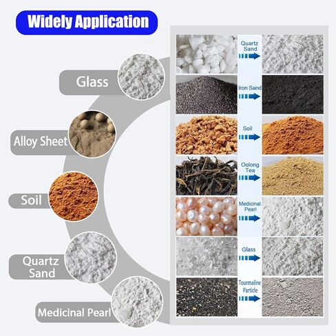 220V 370W Planetary Ball Mill Machine 0.1 Micron Powder Grinder with 4x100ml Agate Jars & Balls Planetary Type for Laboratory Dry Wet Grinding Milling, Sample Preparation, Chemical Research in Saudi Arabia