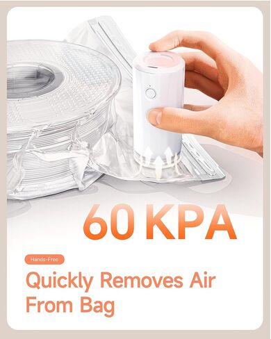 Filament Storage Bags with Auto Pump - Upgraded 30 Extra Large Filament Bags (14.9 * 13 inch) Plus 30 Desiccants and 5 Clips - Extra Large Filament Vacuum Bags Designed for Bambulab Reusable Spool in Saudi Arabia