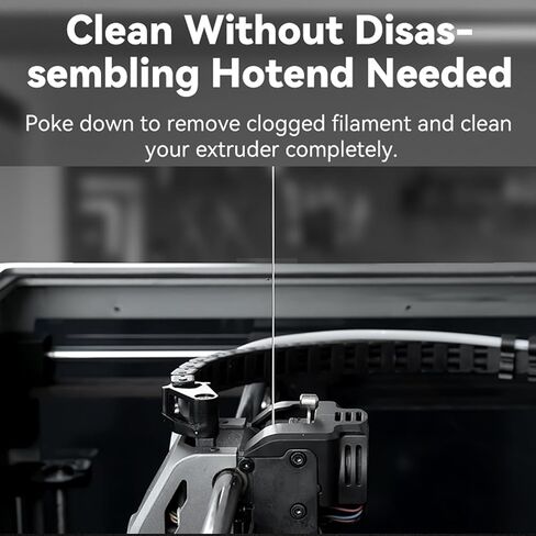 مجموعة أدوات الطابعة ثلاثية الأبعاد لمختبر بامبو X1/X1C/X1E/P1P/P1S، مجموعة أدوات الصيانة الشائعة مع ممسحة الفوهة، كزة السداد، جورب السيليكون، أنبوب PTFE، مفتاح ألين، مفك براغي، لإزالة الطباعة ثلاثية الأبعاد والتنظيف in Kuwait