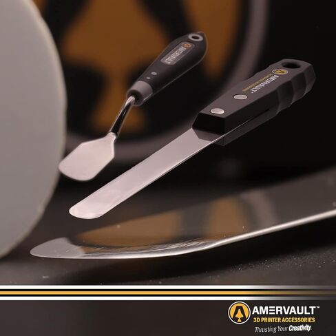 مجموعة أدوات إزالة الطباعة ثلاثية الأبعاد المتميزة - أدوات طابعة ثلاثية الأبعاد متينة مع مقابض مريحة قوية، وشفرات حادة وصلبة لسهولة فصل المطبوعات، ومجموعة السكاكين والملعقة المكونة من 2 - إصدار محسن in Kuwait