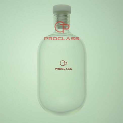 Glass Pressure Vessel heavy wall 350mL outer diamter 80mm X 115mm length with 15# thread cap in Kuwait