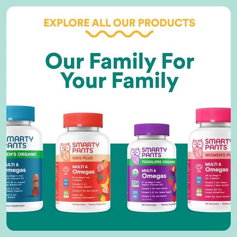 كبسولات الفيتامينات المتعددة للنساء قبل الولادة من SmartyPants، فيتامينات ما قبل الولادة التي تم تطويرها بشكل مشترك مع الكولين والفولات وأوميغا 3 DHA والحديد لنمو الطفل، لطيفة على المعدة، 60 قطعة (كمية تكفي لمدة 30 يومًا) in Kuwait