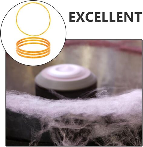 TIDTALEO Cotton Candy Maker Replacement Belts 4.52X4.52X0.19In Plastic Candy Diy Machine Spare Parts Set of 4 for Commercial and Home Use Smooth Surface in Saudi Arabia