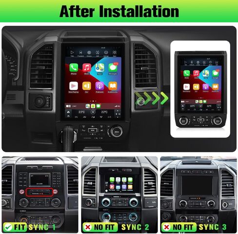 [4GB+64GB] لفورد F150 Radio Upgrade 2015 2016 2017 2018 2019 2020 2021 ، T style 12.1 inch Touch Screen F150 Stereo Bo System ، Android 13 8 Core Build in Android Auto Am FM in Saudi Arabia