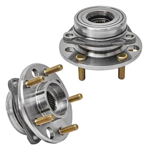 Detroit Axle - 2 Front Wheel Bearing Hubs for GMC Acadia Chevy Traverse Enclave XT5 XT6 Wheel Bearing and Hubs Assembly 2018 2019 2020 2021 2022 Replacement Pair Hubs in Saudi Arabia