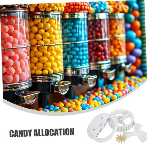 Vaguelly 2set Candy Machine Wheel قطع غيار متينة للتوزيع السلس لآلات البيع المتوافقة للتجمعات العائلية وأماكن الترفيه in Saudi Arabia